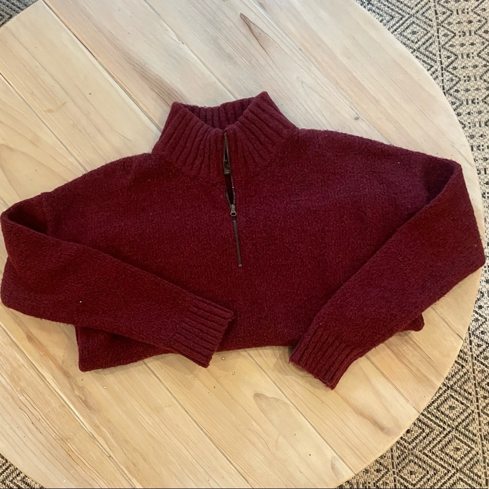 Eddie Bauer Quarter Zip Sweater